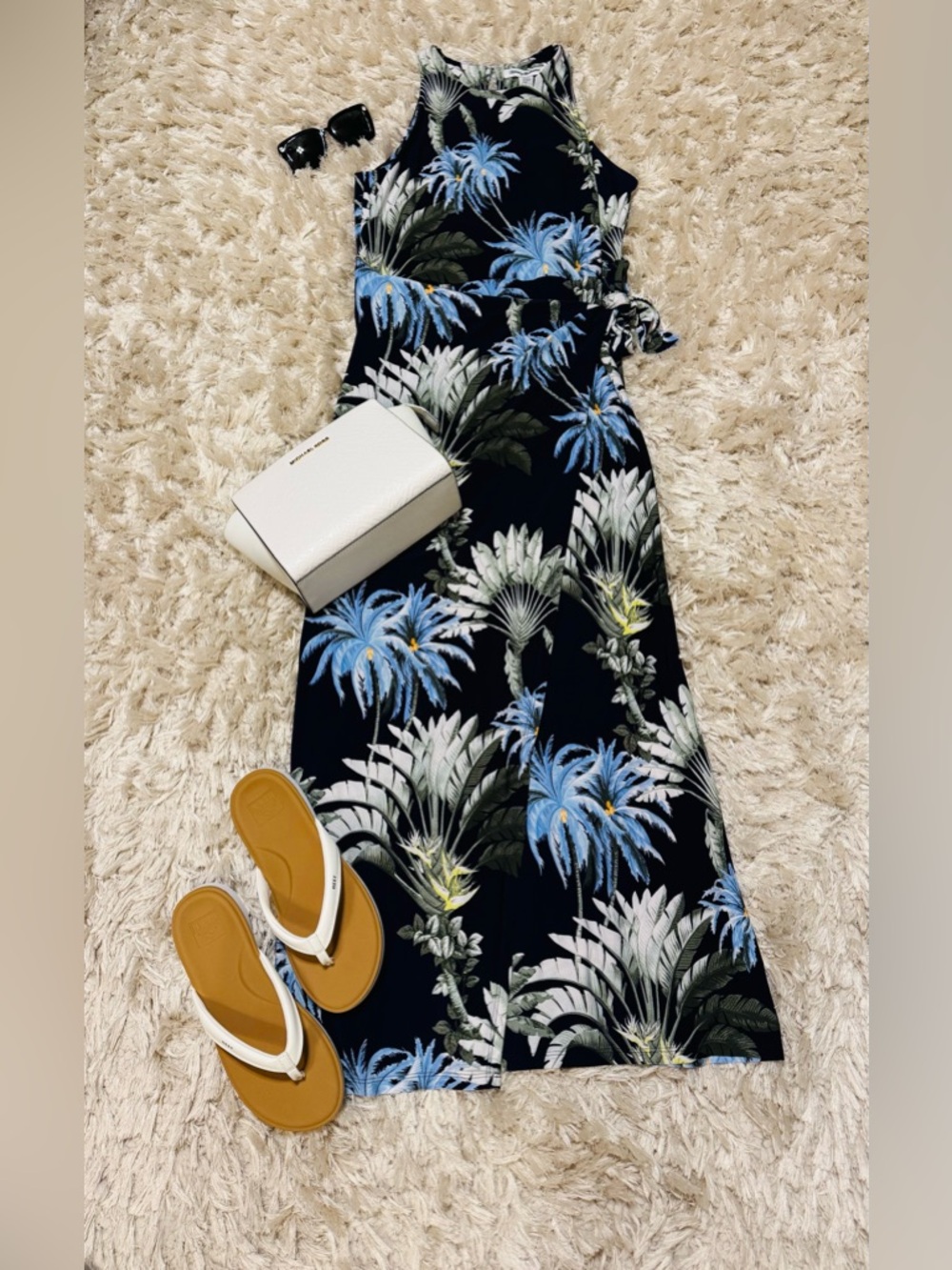 ✨🌴 Brand New Tommy Bahama Jasmine Palisade Palms Dress 👗 ✨